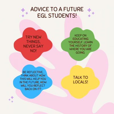 Advice to a Future EGL Student