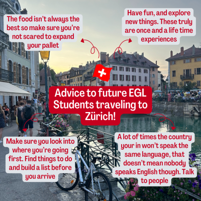 Advice to a Future EGL Student